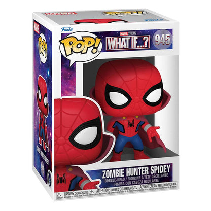 Marvel What If...? POP! TV Vinyl Figure Zombie Hunter Spidey 9 cm