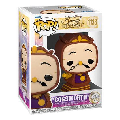 Beauty and the Beast POP! Movies Vinyl Figure Cogsworth 9 cm Funko POP