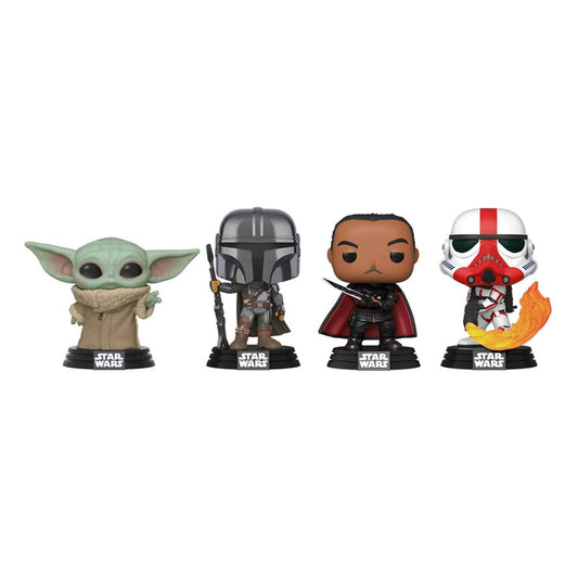 Star Wars POP! Movies Vinyl Figure 4-Pack Mandalorian Holiday 9 cm POP! Figures