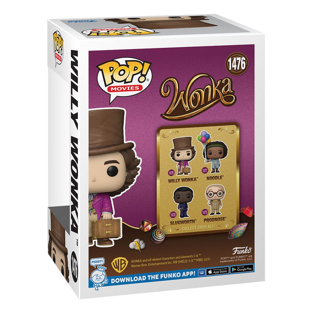 Willy Wonka & the Chocolate Factory POP! Movies Vinyl Figure Willy Wonka 9 cm