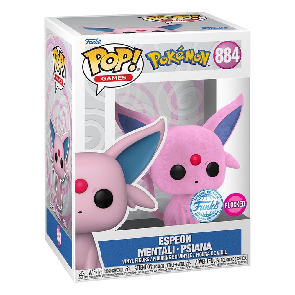 Pokemon POP! Games Vinyl Figure Flocked Espeon 9 cm