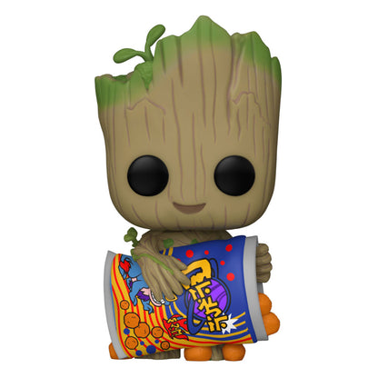 I Am Groot POP! Vinyl Figure Groot w/Cheese Puffs 9 cm Funko POP