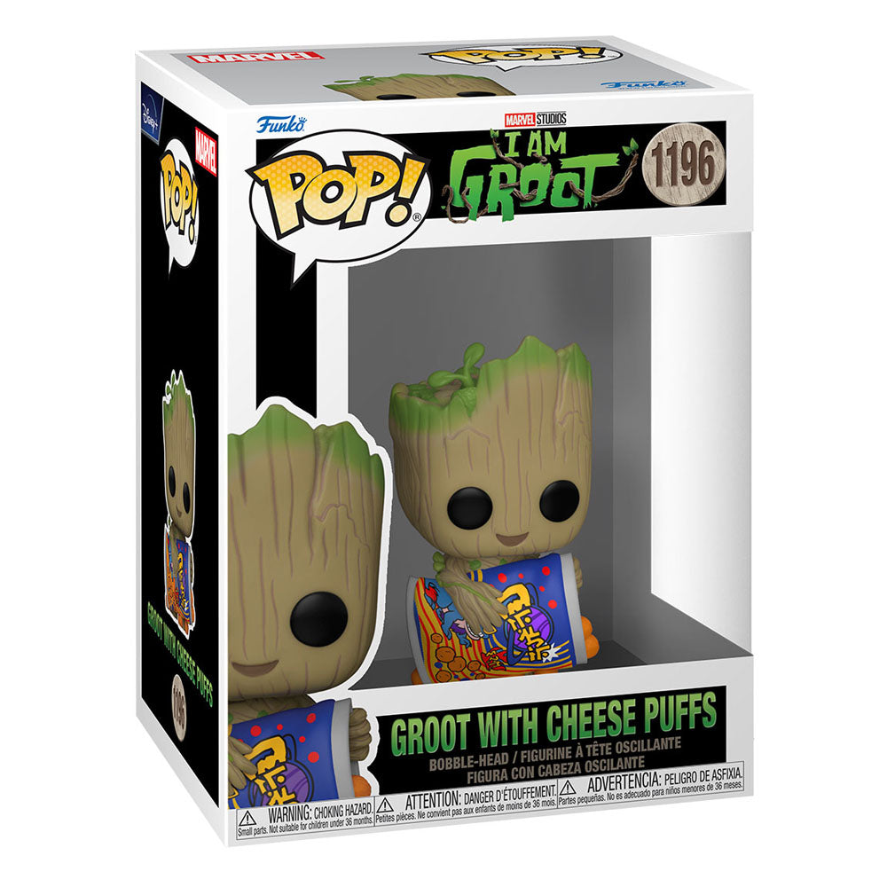 I Am Groot POP! Vinyl Figure Groot w/Cheese Puffs 9 cm Funko POP