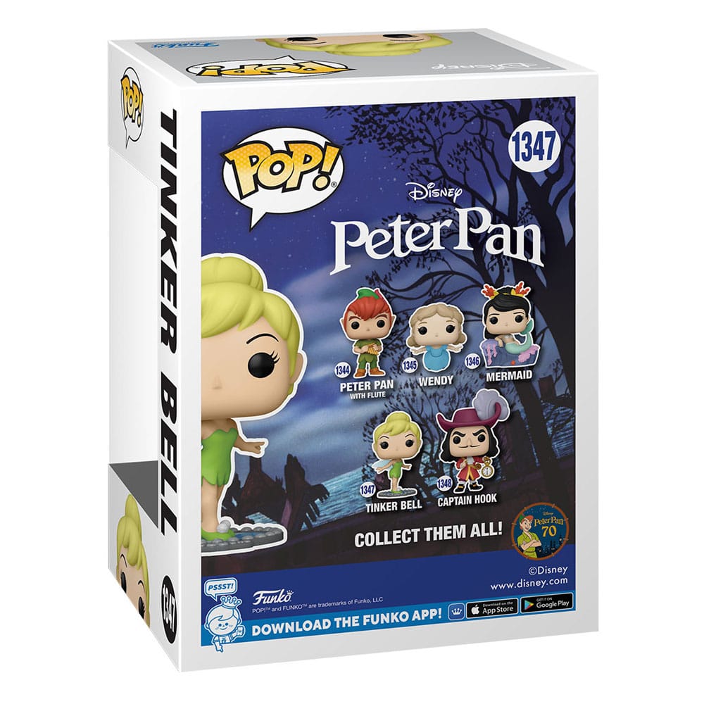 Peter Pan 70th Anniversary POP! Disney Vinyl Figure Tink on mirror 9 cm Funko POP