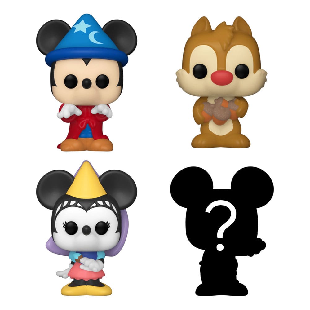 Disney Bitty POP! Vinyl Figure 4-Pack Sorcerer Mickey 2,5 cm Mini-figures