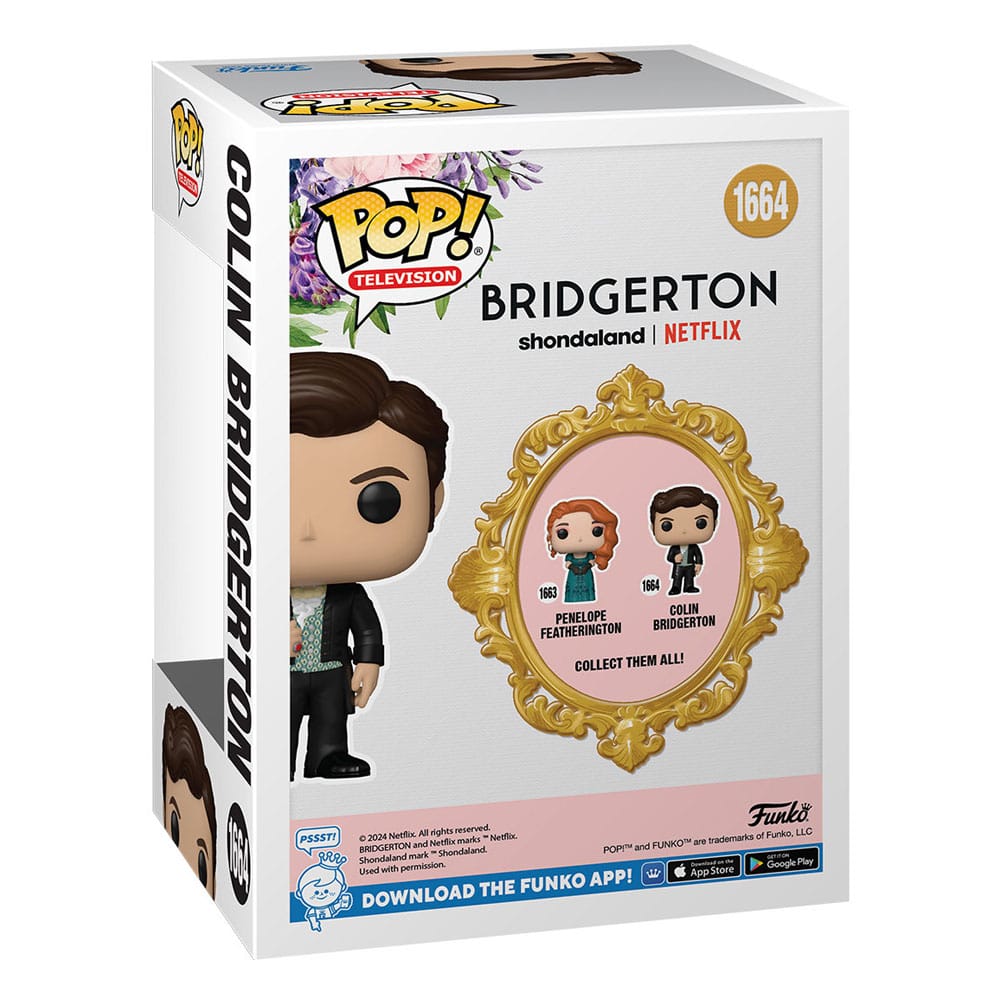 Bridgerton POP! TV Vinyl Figure Colin Bridgerton 9 cm Funko POP
