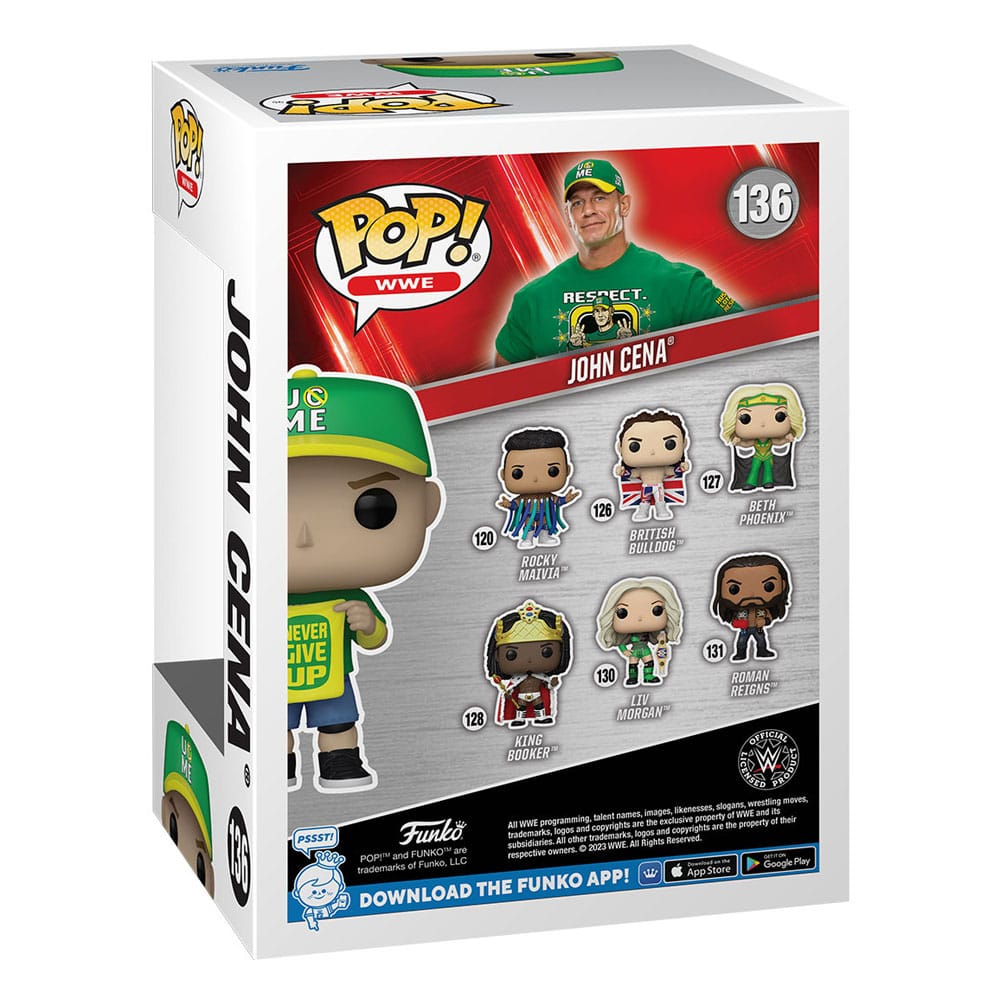 WWE POP! Vinyl Figure John Cena (Never Give Up) 9 cm Funko POP