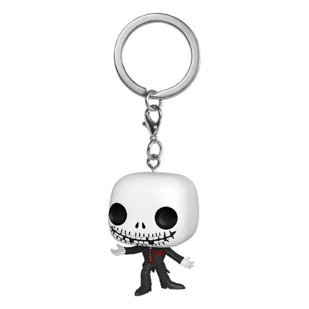 Nightmare before Christmas 30th POP! Vinyl Keychains 4 cm Formal Jack Display (12) Funko POP