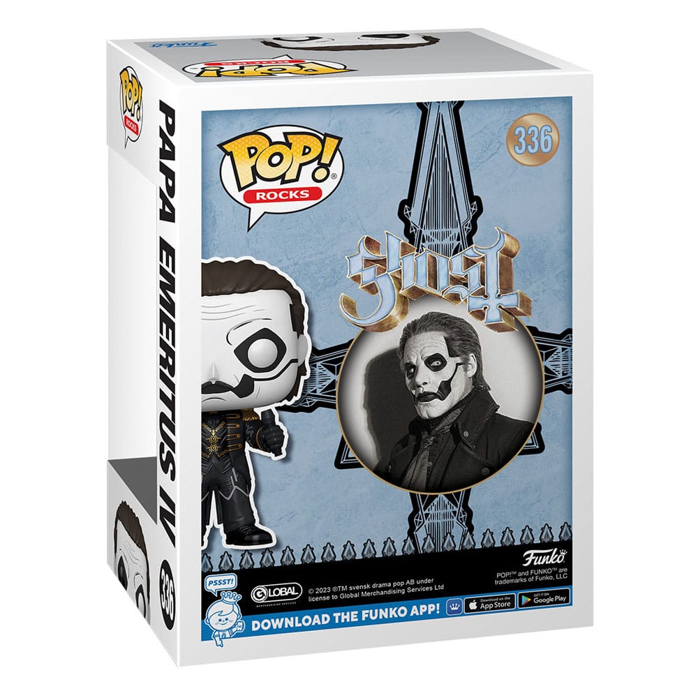 Ghost POP! Rocks Vinyl Figure Papa Emeritus IV 9 cm Funko POP