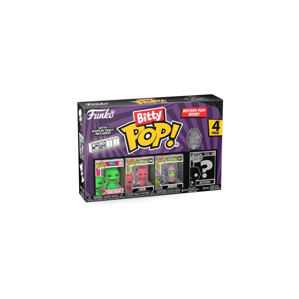Nightmare Before Christmas Bitty POP! Vinyl Figure 4-Pack Oogie Boogie 2,5 cm