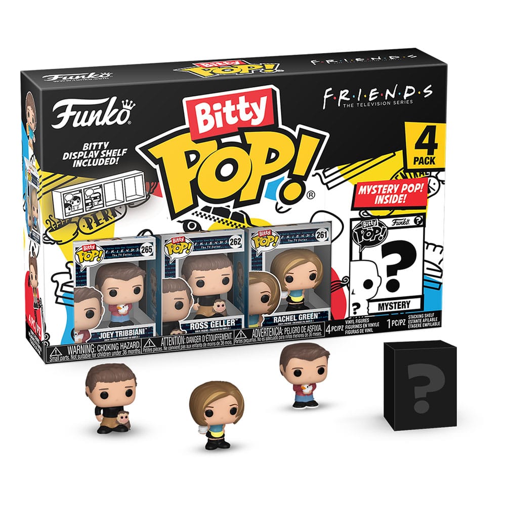 Friends Bitty POP! Vinyl Figure 4-Pack Joey 2,5 cm Funko POP