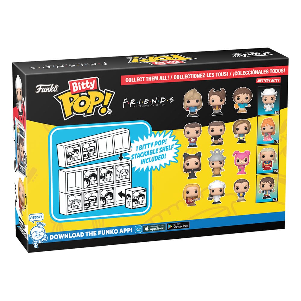 Friends Bitty POP! Vinyl Figure 4-Pack Joey 2,5 cm Funko POP
