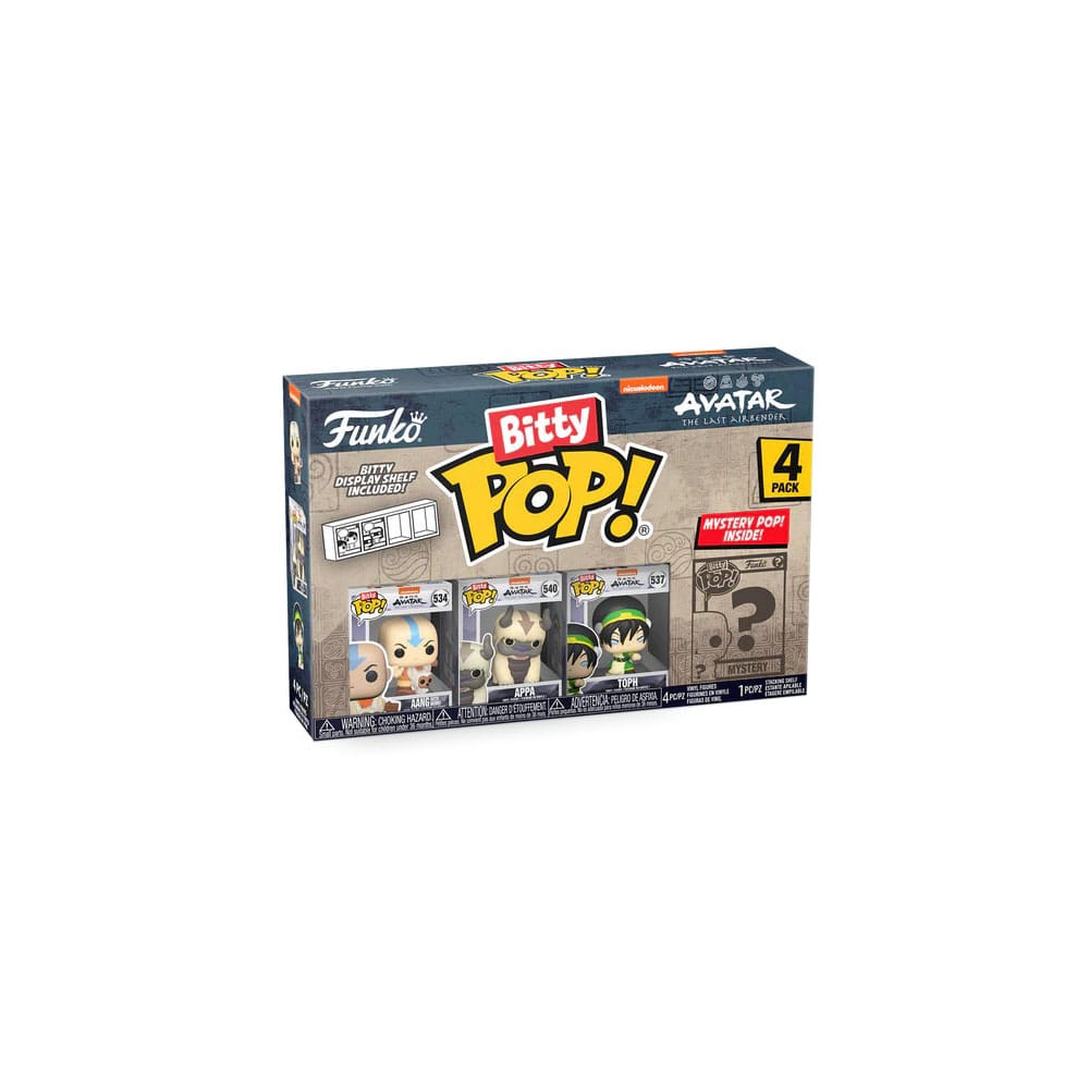 Avatar The Last Airbender Bitty POP! Vinyl Figure 4-Pack Aang 2,5 cm