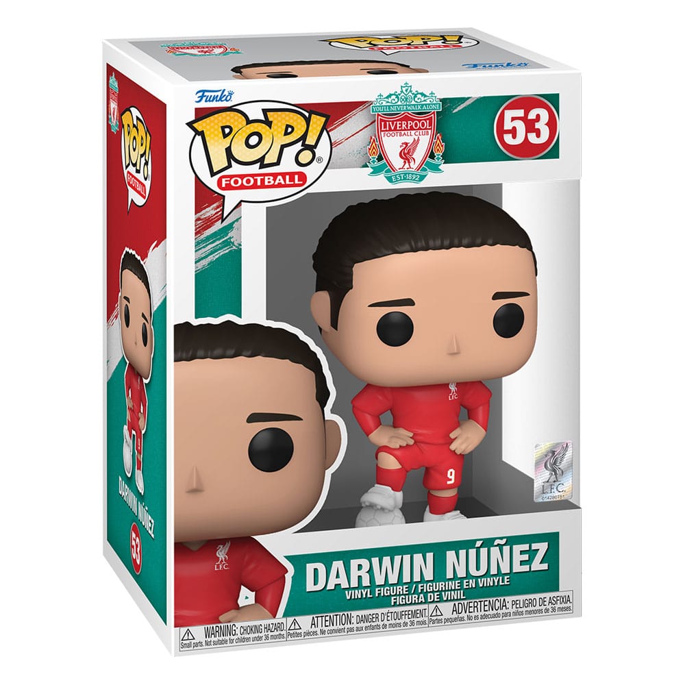 Liverpool F.C. POP! Football Vinyl Figure Darwin Núñez 9 cm Funko POP