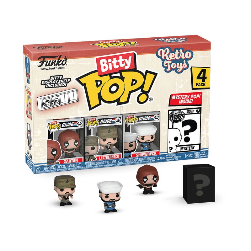 Retro Toys Bitty POP! Vinyl Figure 4-Pack GI Joe 2,5 cm Mini-figures