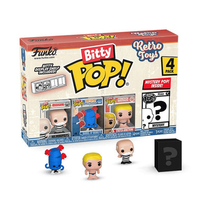 Retro Toys Bitty POP! Vinyl Figure 4-Pack Mr. Monopoly 2,5 cm Mini-figures