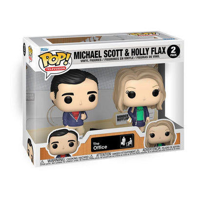 The Office POP! Television Vinyl Figures 2-Pack Michael & Holly 9 cm Funko POP