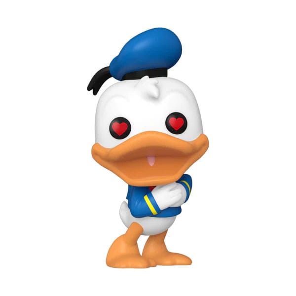 Disney DD 90th Anniversary POP! Disney Vinyl Figure Donald Duck(heart eyes) 9 cm Funko POP