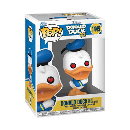 Disney DD 90th Anniversary POP! Disney Vinyl Figure Donald Duck(heart eyes) 9 cm Funko POP