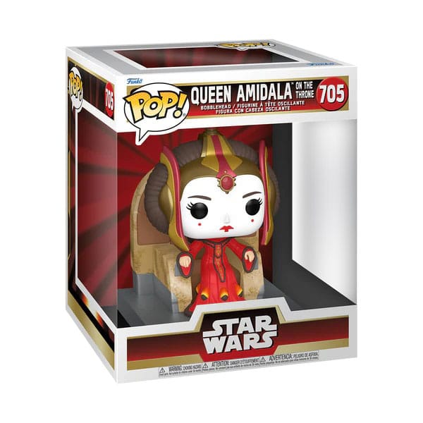 705 Queen Amidala on Throne - Deluxe - Star Wars Funko POP Preorder