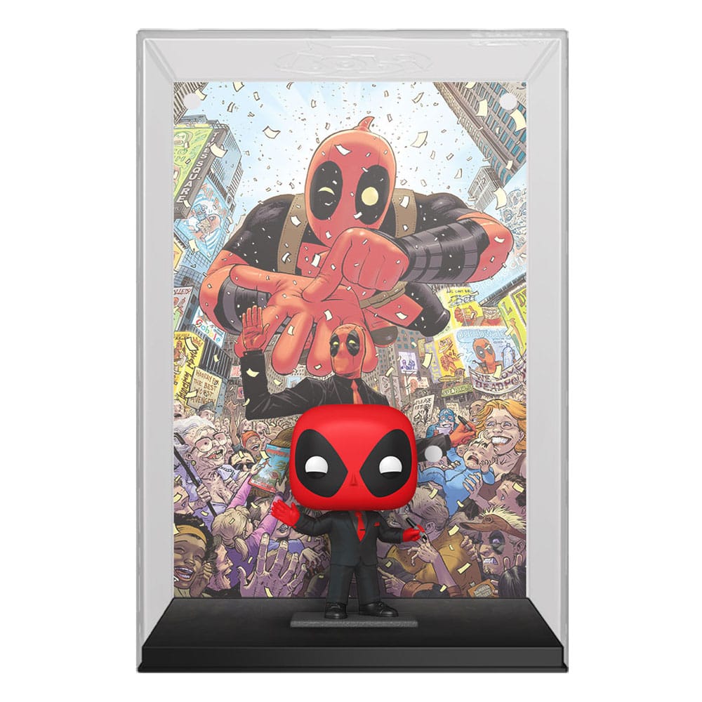 Marvel POP! Comic Cover Vinyl Figure Deadpool (2025) #1 Deadpool in Black Suit 9 cm POP! Figures