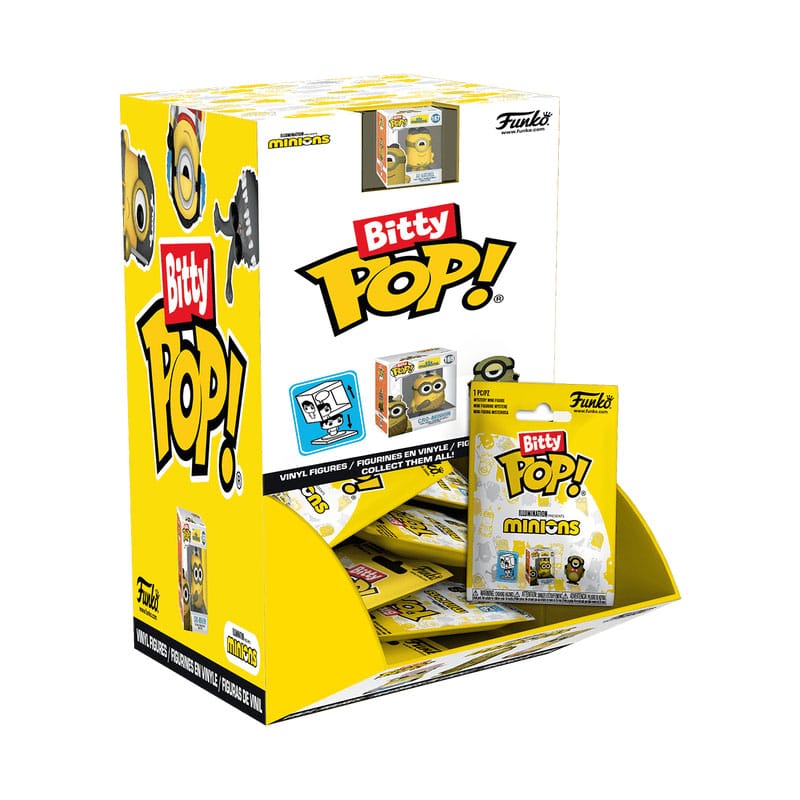Minions Bitty POP! Vinyl Figure Display (32) PDQ 2,5 cm
