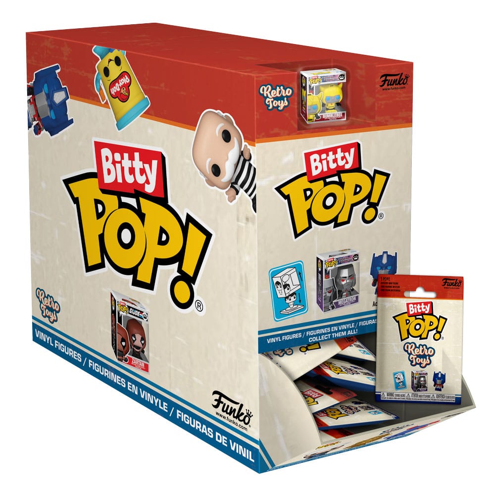 Retro Toys Bitty POP! Vinyl Figure Display (32) PDQ 2,5 cm Funko POP