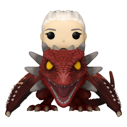 House of the Dragon POP! Rides Deluxe Vinyl Rhaenys Targaryen with Meleys 9 cm Funko POP POP! Figures