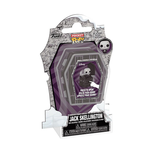 The Nightmare Before Christmas Coffin Pocket POP! Vinyl Figure Jack Skellington 6 cm