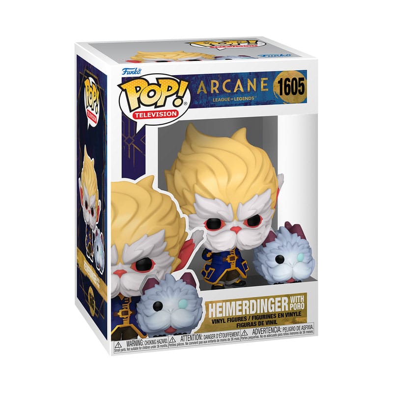 Arcane League of Legends POP! Vinyl Figure Heimerdinger w/Poro 9 cm Funko POP