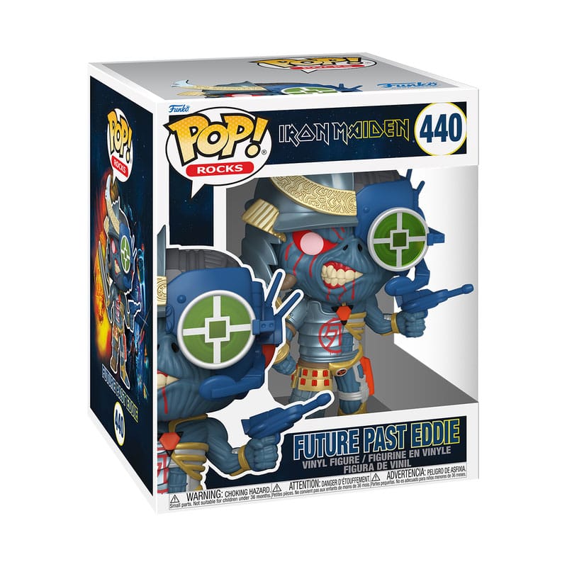 Iron Maiden Super Sized POP! Rocks Vinyl Figure The Future Past 15 cm Funko POP