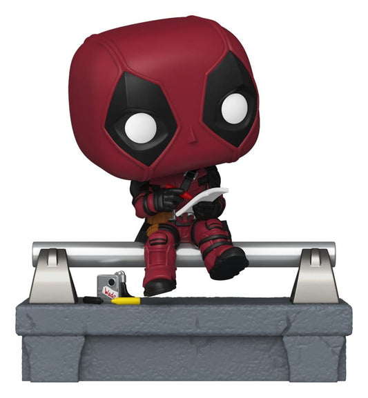 Marvel POP! Deluxe Vinyl Figure Deadpool on Bridge 9 cm