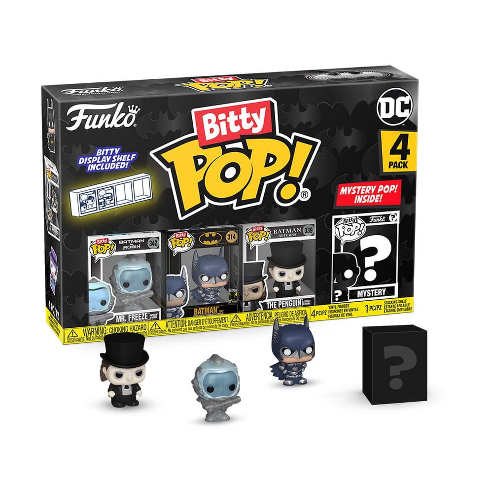Batman 85th Anniversary Bitty POP! Vinyl Figure 4-Pack Freeze 2,5 cm Mini-figures