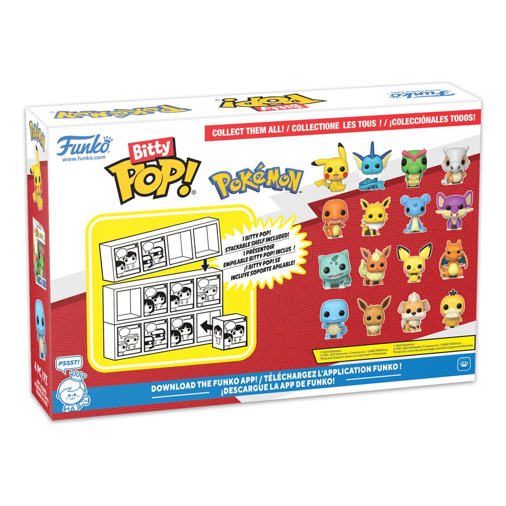 Pokémon Bitty POP! Vinyl Figure 4-Pack Series 2 2 cm Funko POP