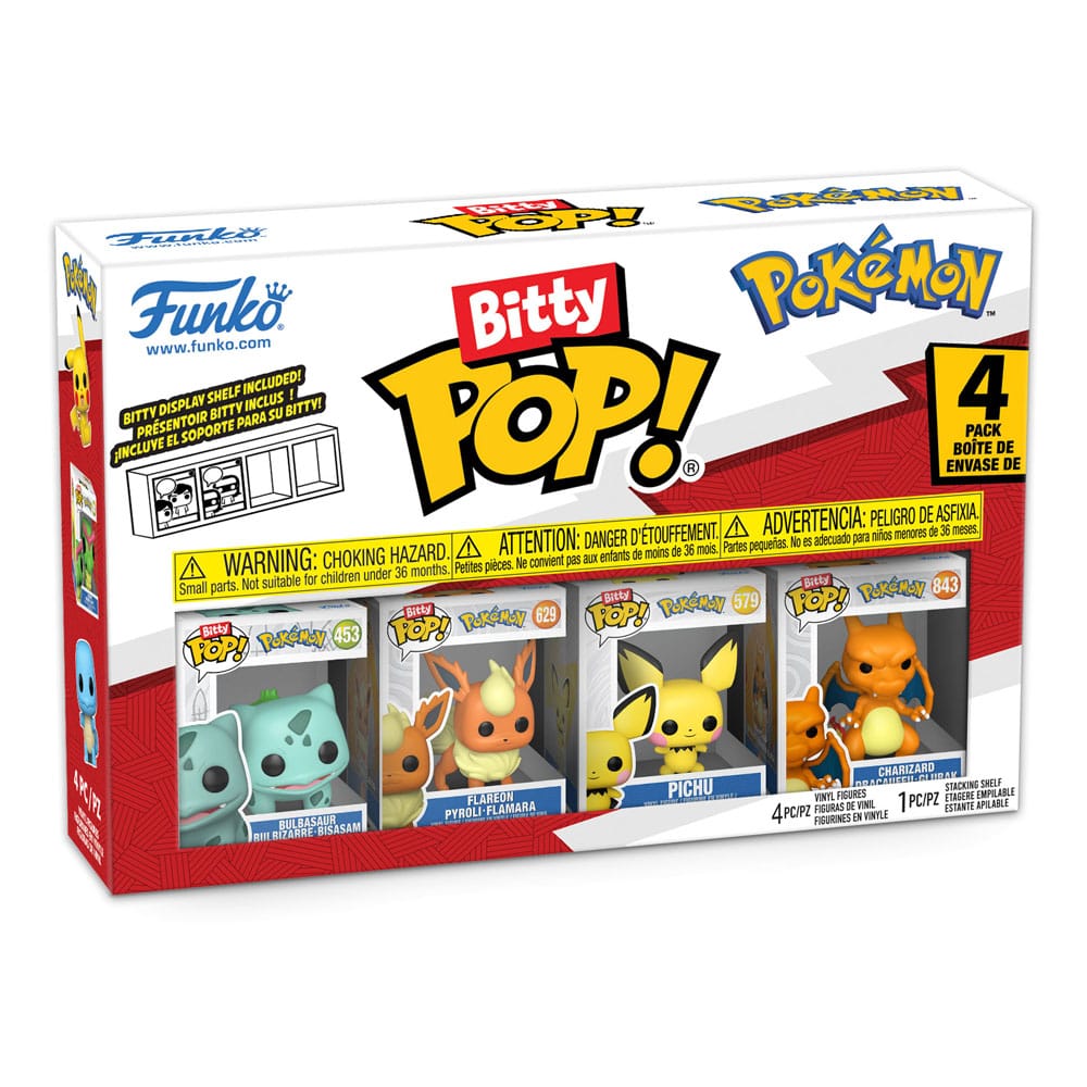 Pokémon Bitty POP! Vinyl Figure 4-Pack Series 3 2 cm Funko POP