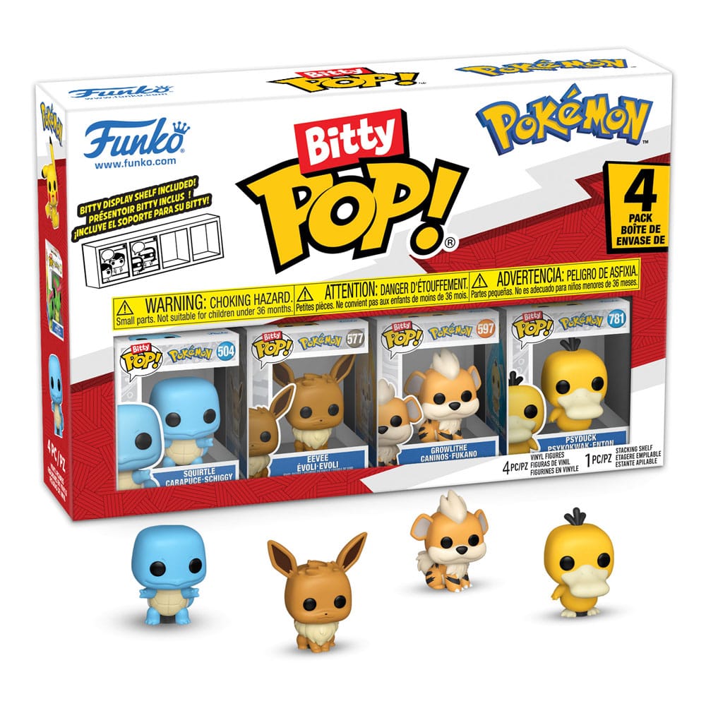 Pokémon Bitty POP! Vinyl Figure 4-Pack Series 4 2 cm Funko POP