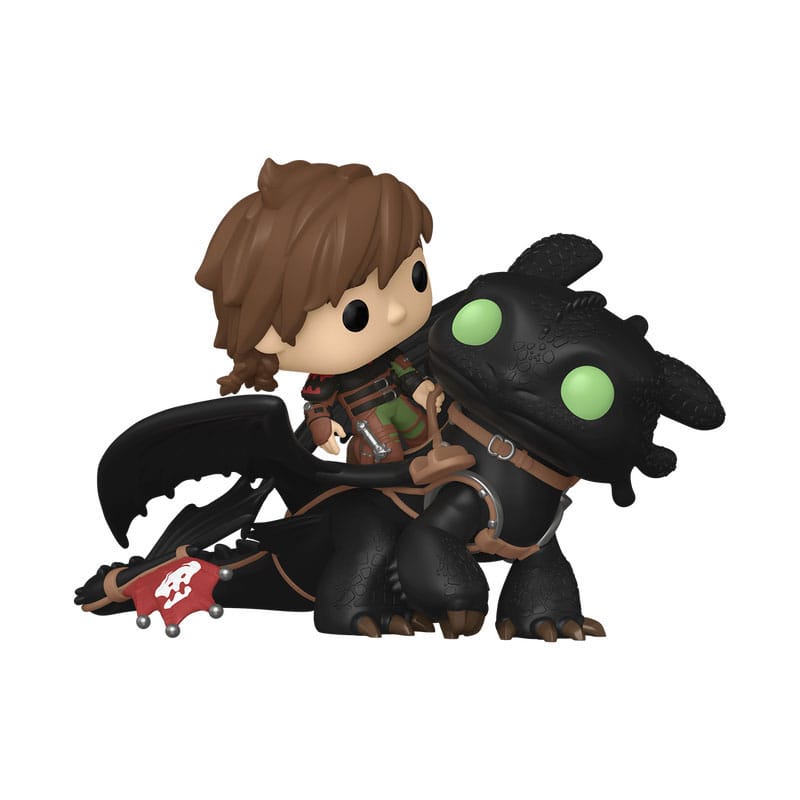 How to Train Your Dragon POP! Rides Deluxe Vinyl Hiccup w/Toothless 9 cm Funko POP