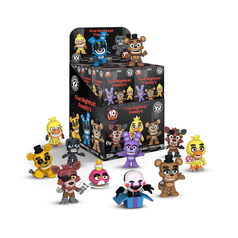 Five Night’s at Freddy Mini Figures FNAF (10y Anniversary) 5 cm Display (12) Funko POP Mini-figures