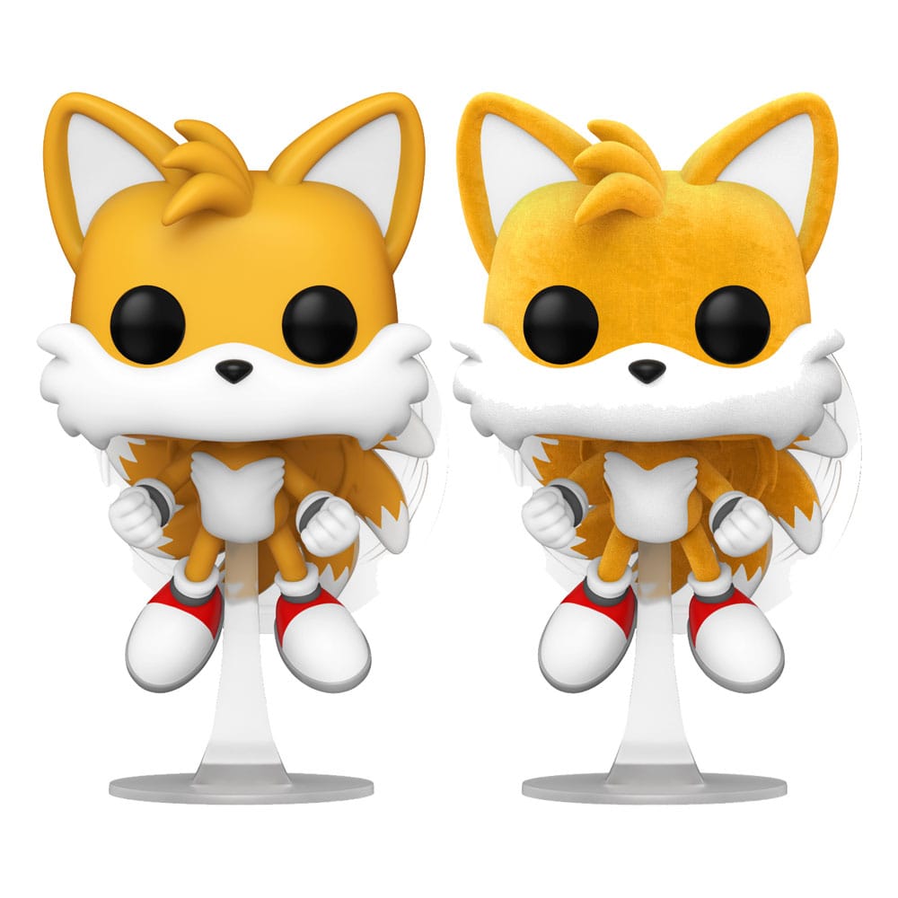 Sonic The Hedgehog POP! Games Vinyl Figures Tails(Flying)(FL) w/CH 9 cm Assortment (6) Funko POP
