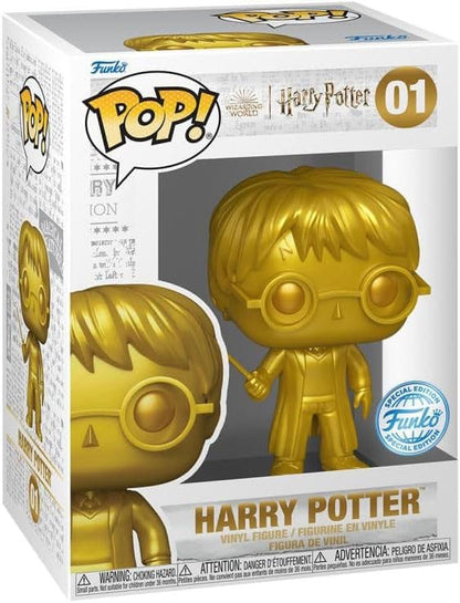 Harry Potter POP! Movies Vinyl Figure Gold Harry Potter *Exclusive Version* 9 cm