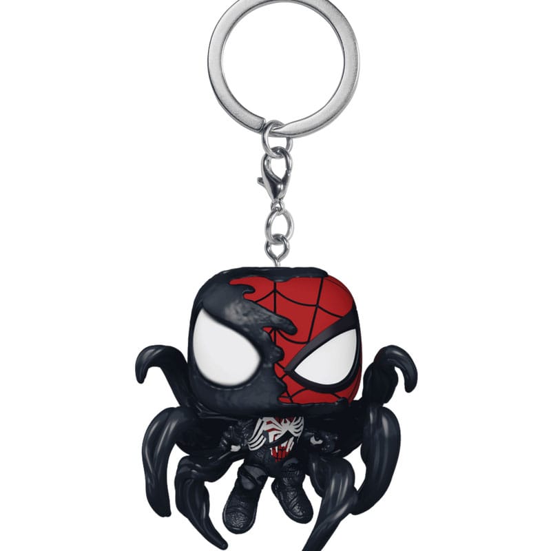Marvel’s Spider-Man 2 POP! Vinyl Keychains 4 cm Advanced Suit 2.0 Symbiote Takeover Display (12) Keyrings