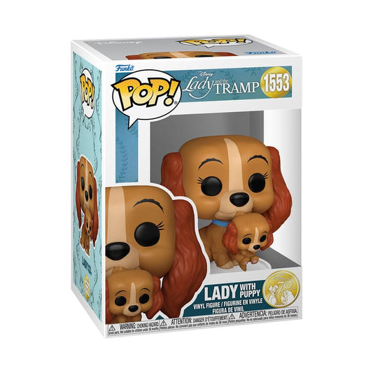Lady and the Tramp POP! Disney Vinyl Figure Lady w/puppy 9 cm Funko POP