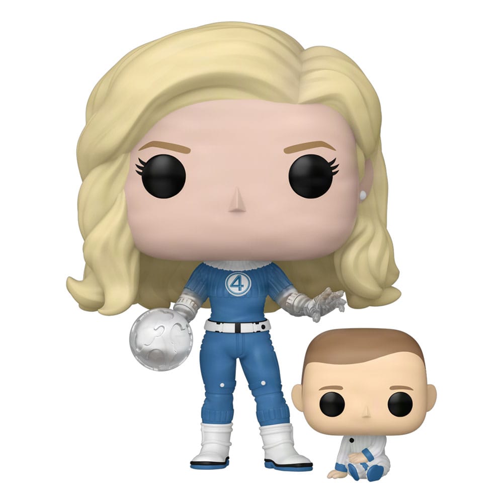 The Fantastic Four: First Steps POP! & Buddy Marvel Vinyl Figure Invisible Woman & Franklin 9 cm Funko POP - PRESALE Funko POP
