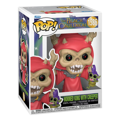 The Black Cauldron POP! Disney Vinyl Figure Horned King w/Creeper 9 cm Funko POP