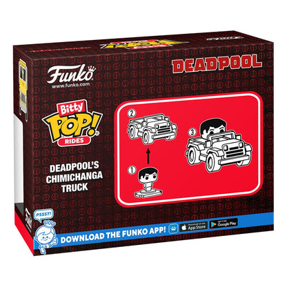 Marvel POP! Rides Vinyl Figure Deadpool w/Chimichanga Truck 2,5 cm Funko POP