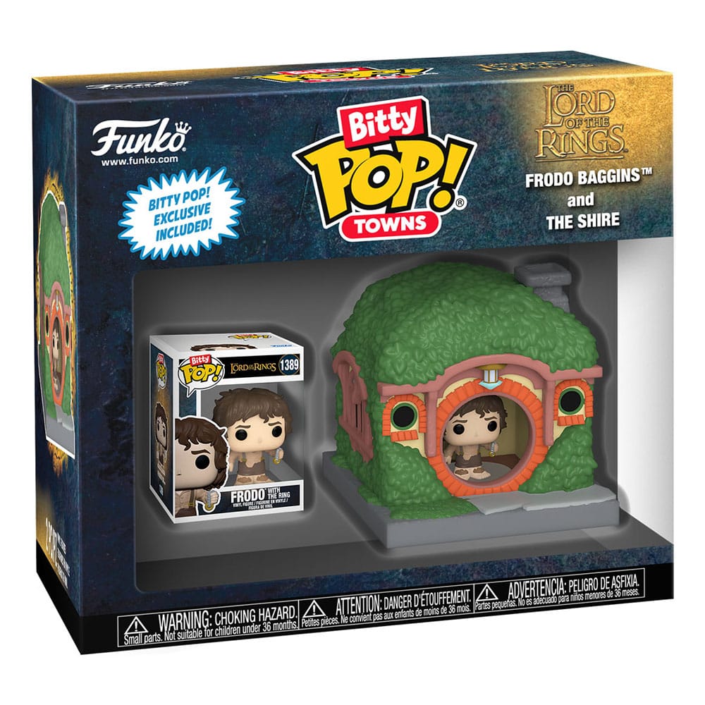 Lord of the Rings Bitty POP! Town Vinyl Figure Frodo at Shire Funko POP
