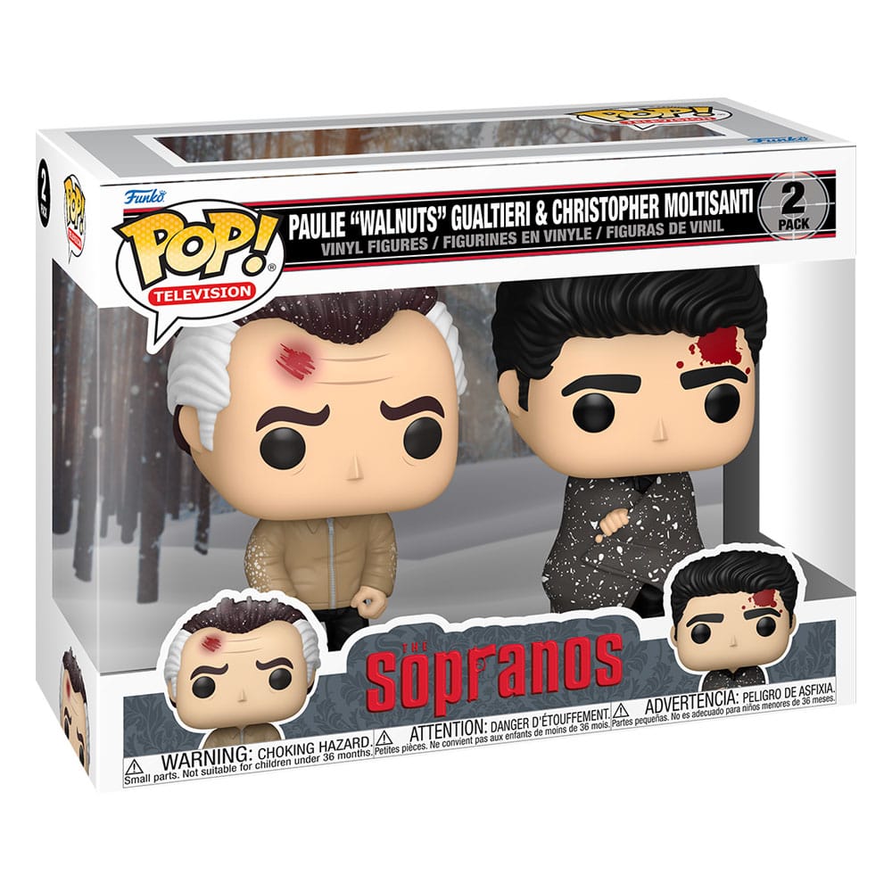 Sopranos POP! Vinyl Figures 2-Pack Paulie&Christopher 9 cm