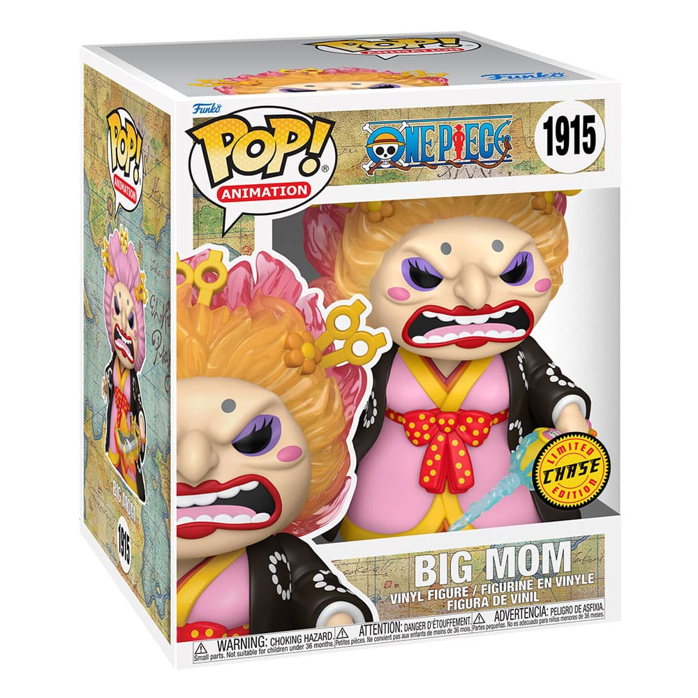 One Piece POP! Super Animation Vinyl Figure Big Mom (Kimono) (with Chase) 9 cm Assortment (3)