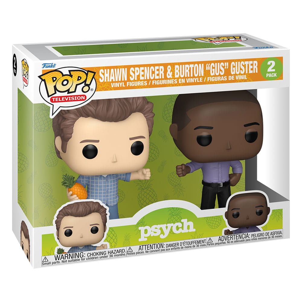 Psych POP! Vinyl Figures 2-Pack Shawn&Gus 9 cm Funko POP