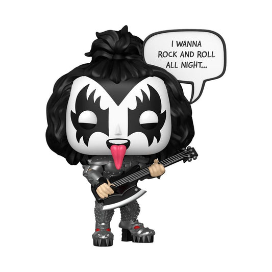 KISS POP! Sayings Vinyl Figure The Demon(R&R All Night) 9 cm Funko POP